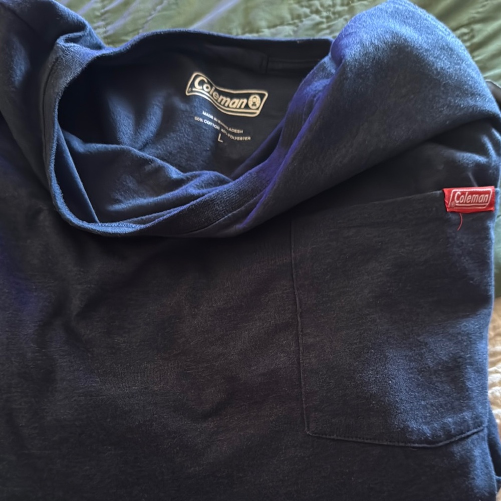 Coleman Blue Sweatshirt with Soft Cotton Texture